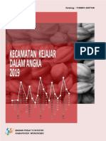 Kecamatan Kejajar Dalam Angka 2019