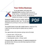 Online Business Basics