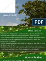 Parable of Unfruitful Fig Tree