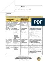 Matriz Análisis actividades AeC cuencas hidrográficas