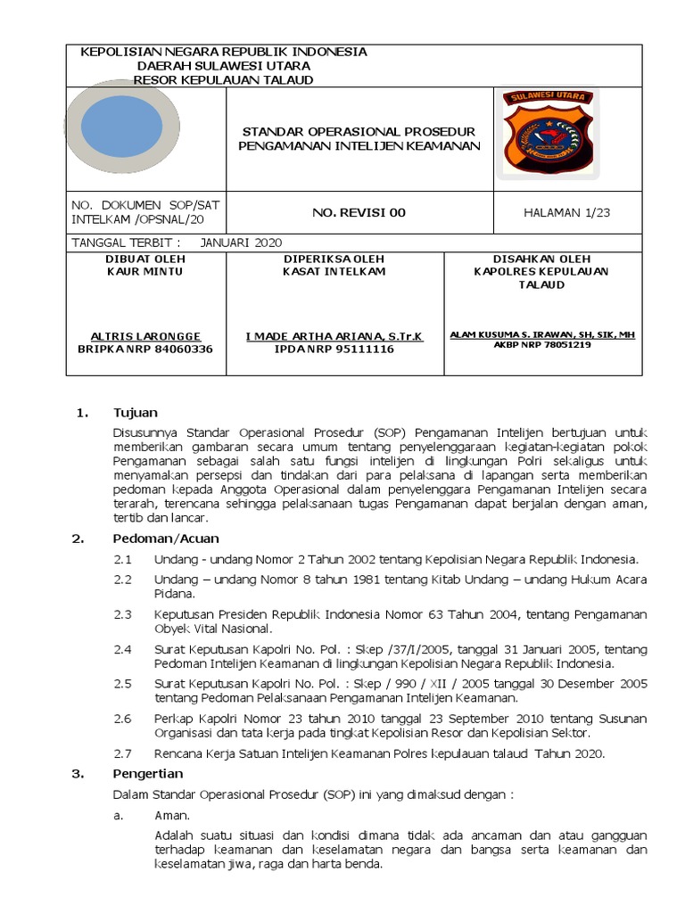 Sop Pam Pdf
