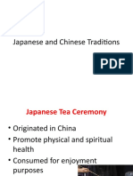 Japanese and Chinese Traditions