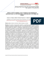 [Palazzo et al., 2012] Simulacion Numerica de un Portico de Hormigon bajo Accion Dinamica Reforzado con Fibra de Vidrio