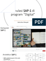 Simulasi SAP-1 Di Program