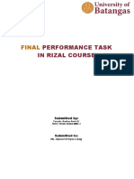 Final Performance Task (Rizal)