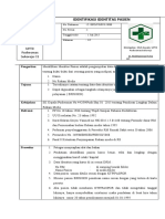 SPO Identifikasi Identitas Pasien