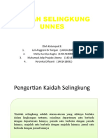 KAIDAH PENULISAN SELINGKUNG ARTIKEL