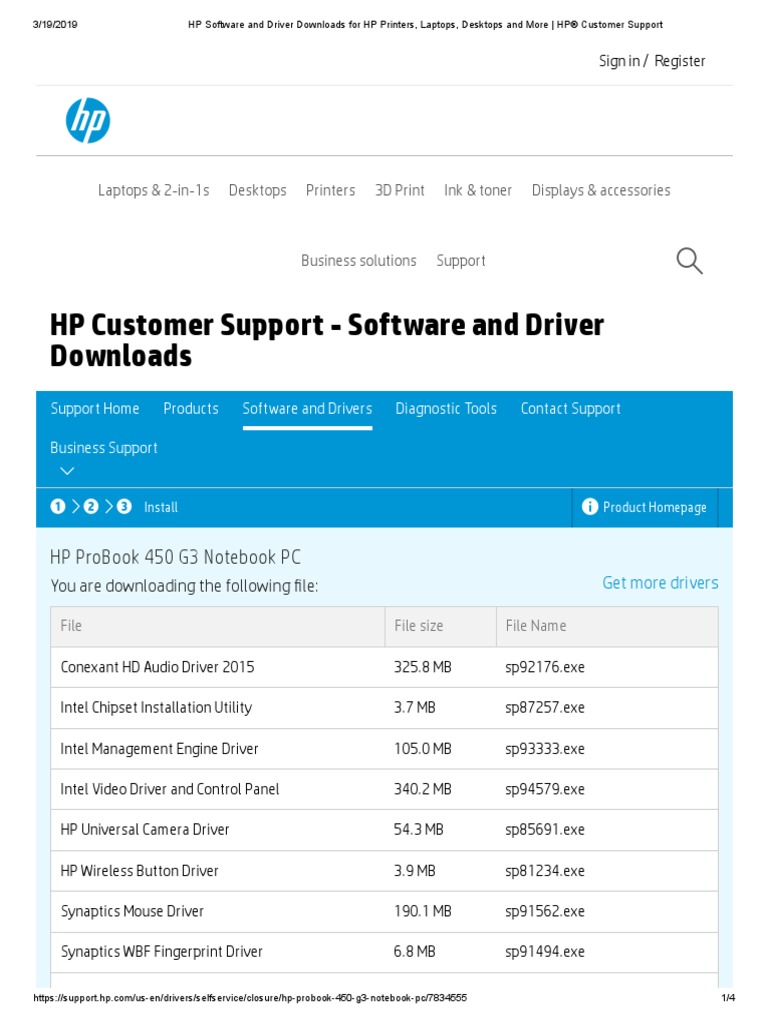 HP Software and Driver Downloads For HP Printers, Laptops, Desktops and