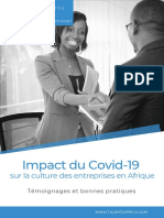 Livre Blanc Talent2Africa - Covid-19 Et Culture D'entreprise