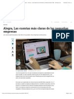Alegra, Las Cuentas Más Claras de Las Pequeñas Empresas - Archivo Digital de Noticias de Colombia y El Mundo Desde 1.990