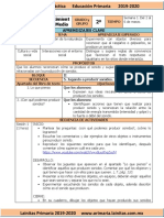 Marzo - 2do Grado Conocimiento Del Medio (2019-2020)