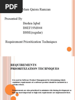 Requirements Prioritization Techniques