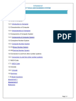 Syllabus: E-Content of It Tools and Business System