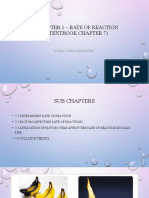Chapter 1 - Rate of Reaction (Textbook Chapter 7) : Form 5 SPM Chemistry