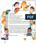 Dialogue Instruments de Musique Comprehension Orale Jeux de Roles Prononciation - 75827