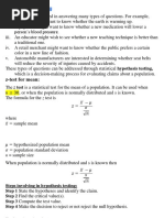 Z-Test For Mean