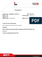 Worksheet 2: Soft Computing Lab