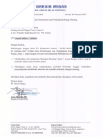 Konfirmasi Surat PT Puspetindo