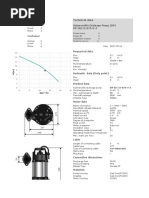 Pompa Kuras Overflow GWT 12,6 m3h @8m