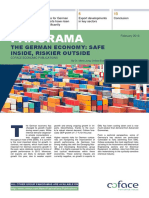 Panorama: The German Economy: Safe Inside, Riskier Outside