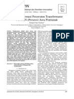 Sistem Informasi Perawatan Transformator PT PLN Pe