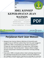 Model Konsep Keperawatan Jean Watson