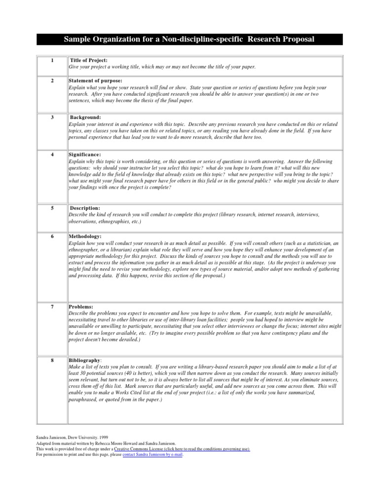 Sample Research Proposal | PDF | Question | Ethnography