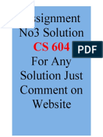 CS604 Assignment No3 Safe State Solution