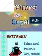 Ekstraksi Separasi Bahan Alam