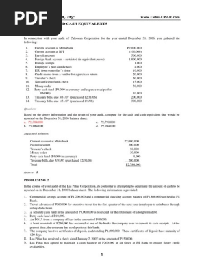 AP Cash Amp Cash Equivalents 507