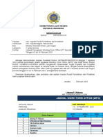 Jadwal WFO 15 SD 19 Februari 2021