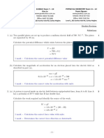 Module 6: Electromagnetism Module Revision Solutions