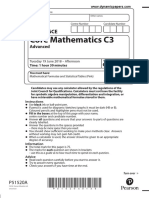 Core Mathematics C3: Pearson Edexcel GCE