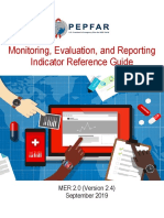 PEPFAR MER Indicator Reference Guide (Version 2.4 FY20) PDF