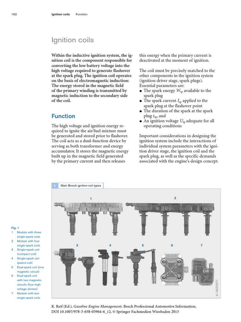 Ignition Coils Function PDF Ignition System Inductance