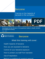 Benzene: Training On The Hazards of Benzene in The Workplace