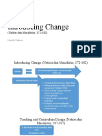 Introducing Change: (Nation Dan Macalister, 172-182)