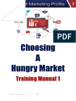 Choosing A Hungry Market: Training Manual 1