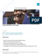 WWW Who Int News Room Fact Sheets Detail Immunization Coverage