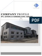 Company Profile Pt. Etona Cemerlang Abadi 2019