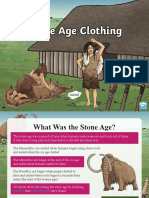 Stone Age Clothing PowerPoint
