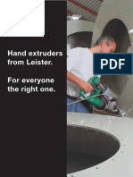 Hand Extruders From Leister. For Everyone The Right One