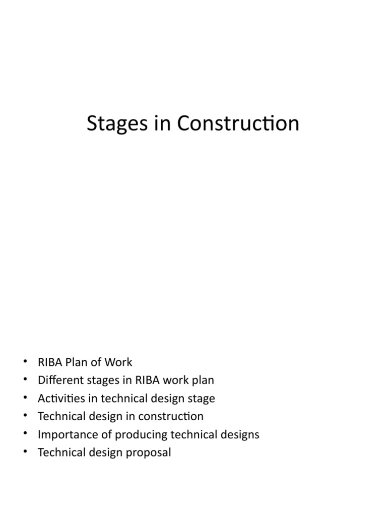 4.stages in Construction | PDF | Specification (Technical Standard ...
