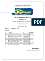 Checklist Group 4 Section B