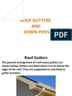 Roof Gutters AND Down Pipes