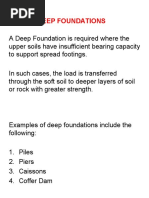 Deep Foundations