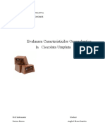 Evaluarea Caracteristicilor Organoleptice Ciocolata