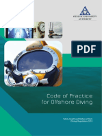 Code of Practice for Offshore Diving