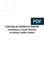 A IDEOLOGIA DO CONTRATO DE TRABALHO