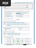 Ae Avaliacao Trimestral Mat 3 Solucoes